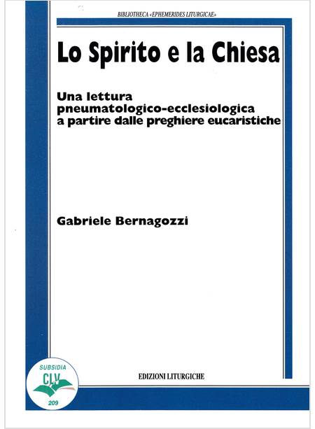 Lo Spirito e la Chiesa